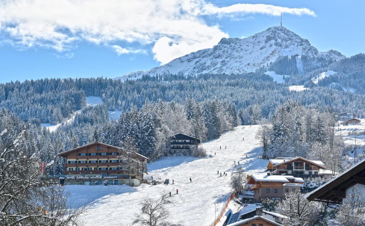 Hotel-Gasthof Zur Schoenen Aussicht Sankt Johann in Tirol Exteriör bild